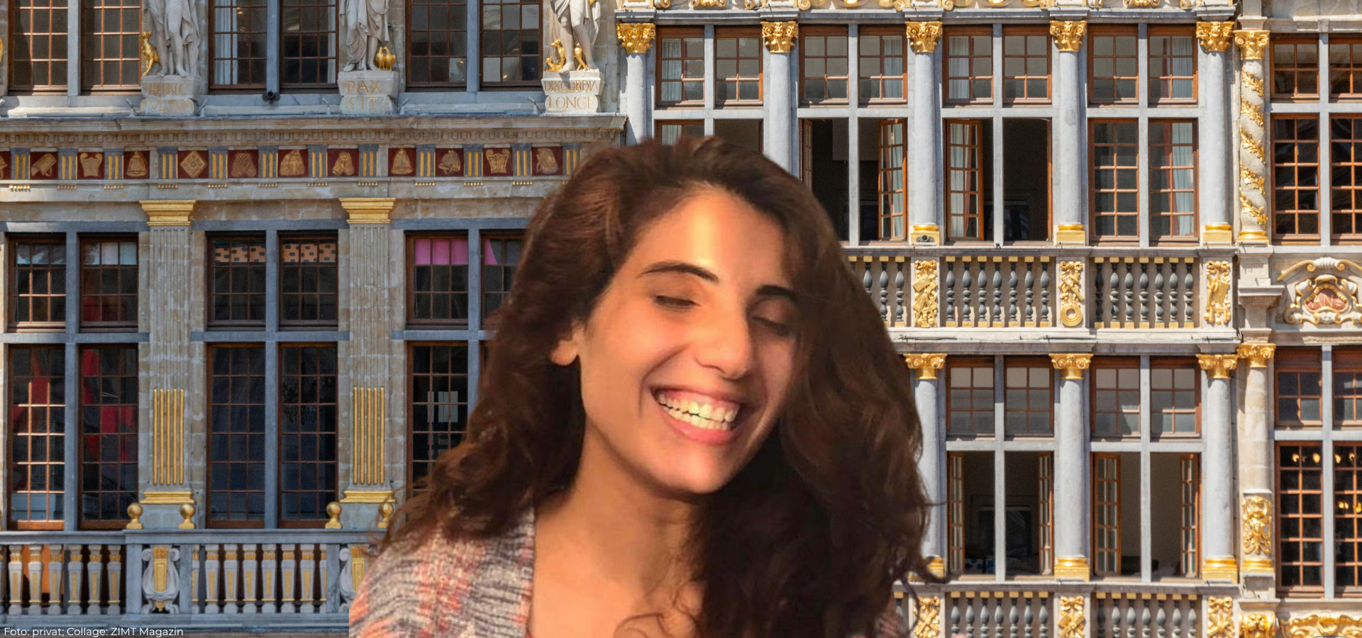 Illustration: weiblich gelesene Figur hält Kuchen an der offenen Backofentür, Sprachblase mit Herz, im Hintergrund männlich gelesene Figur hält mit einer Hand eine Schüssel, im Vordergrund Radio mit Lautstärkezeichen