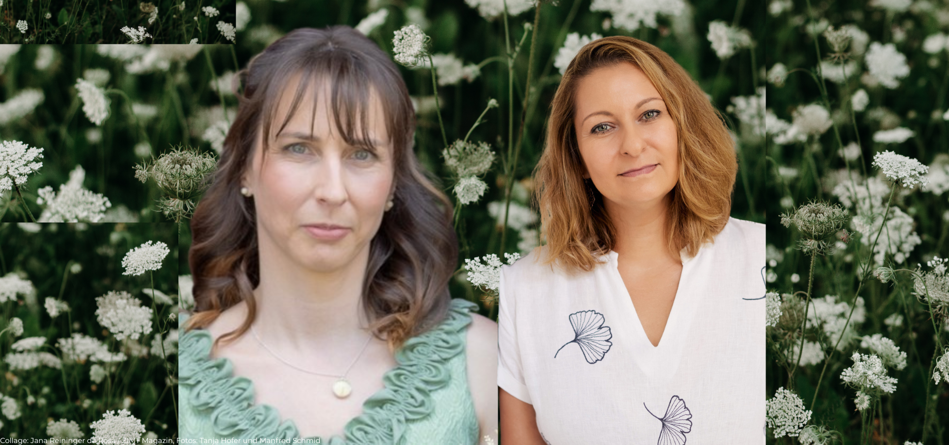 Illustration: weiblich gelesene Figur hält Kuchen an der offenen Backofentür, Sprachblase mit Herz, im Hintergrund männlich gelesene Figur hält mit einer Hand eine Schüssel, im Vordergrund Radio mit Lautstärkezeichen