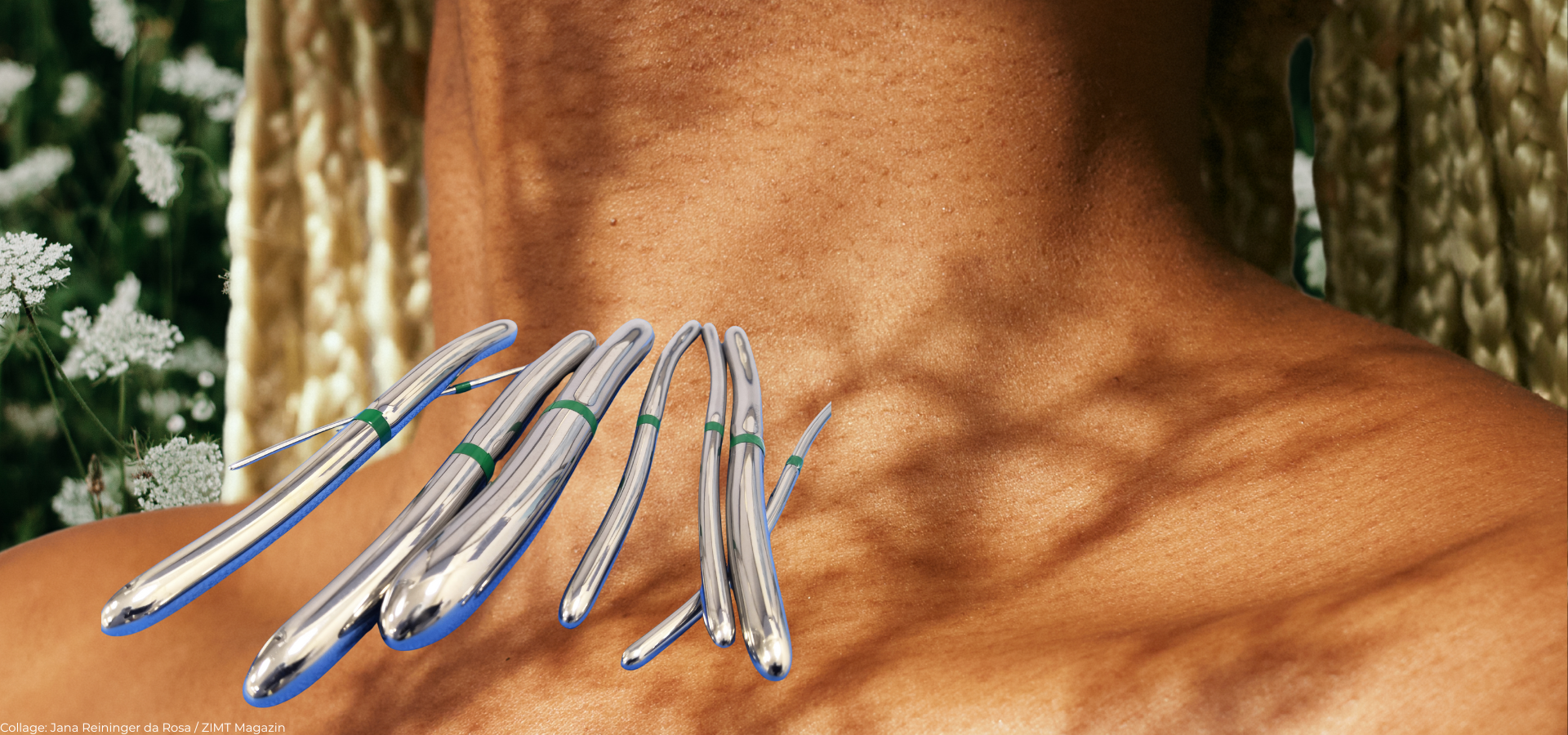 Berührungen fühlen sich wie Nadeln an