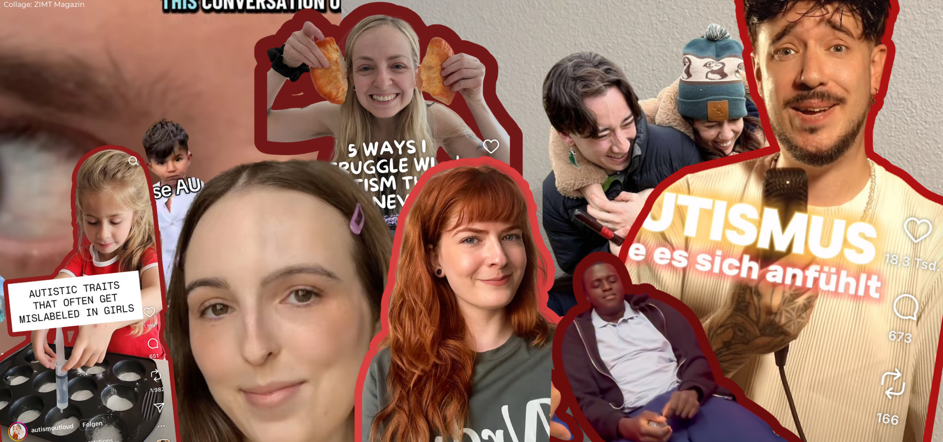 Illustration: weiblich gelesene Figur hält Kuchen an der offenen Backofentür, Sprachblase mit Herz, im Hintergrund männlich gelesene Figur hält mit einer Hand eine Schüssel, im Vordergrund Radio mit Lautstärkezeichen