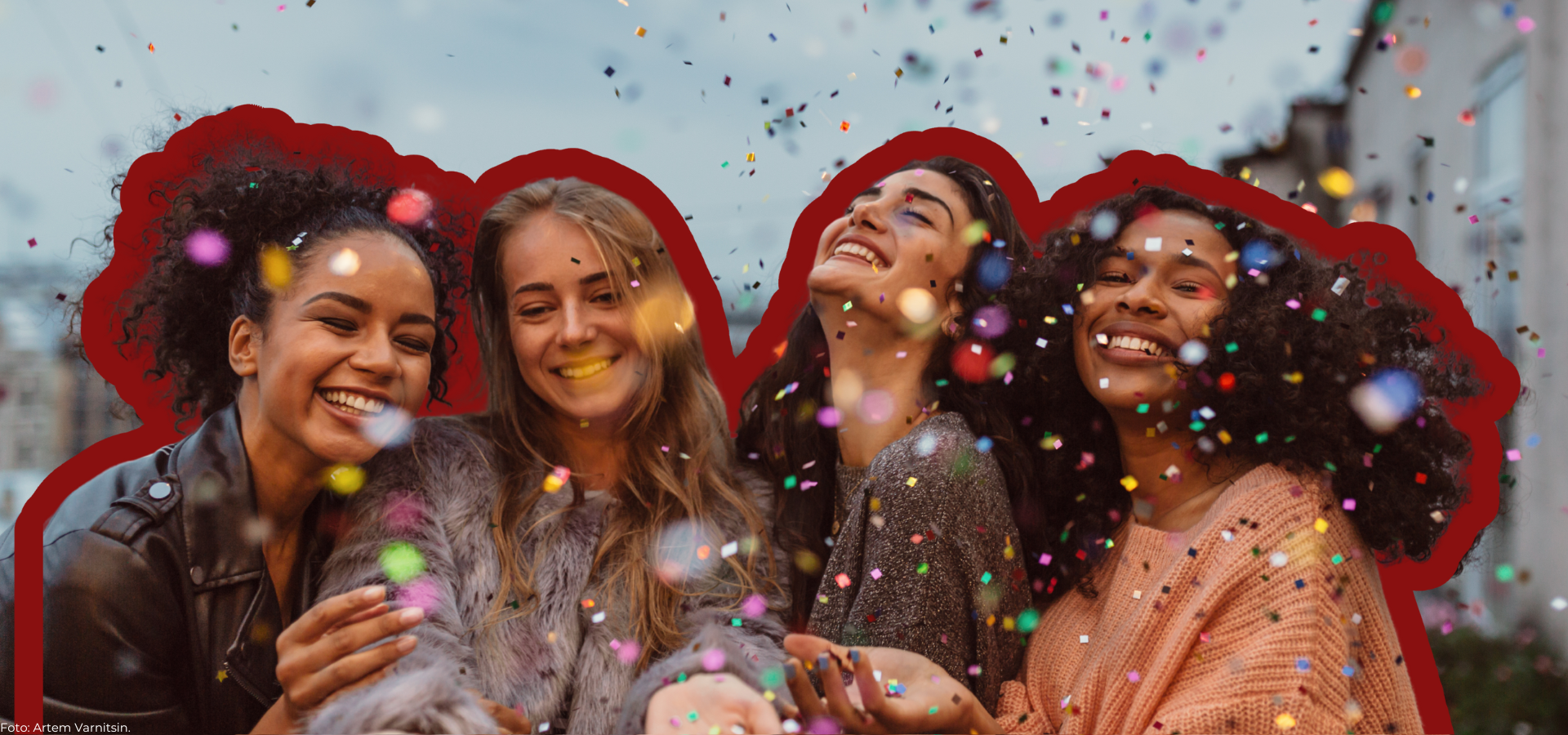 Illustration: weiblich gelesene Figur hält Kuchen an der offenen Backofentür, Sprachblase mit Herz, im Hintergrund männlich gelesene Figur hält mit einer Hand eine Schüssel, im Vordergrund Radio mit Lautstärkezeichen