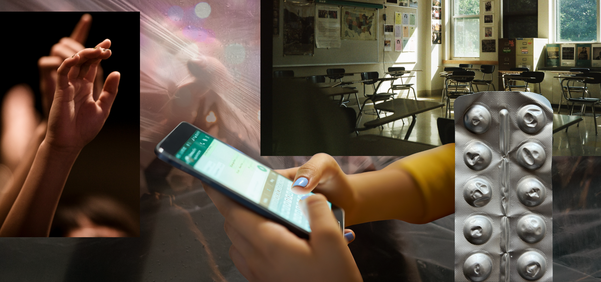 Collage Medikamente im Klassenzimmer_Alles vergessen